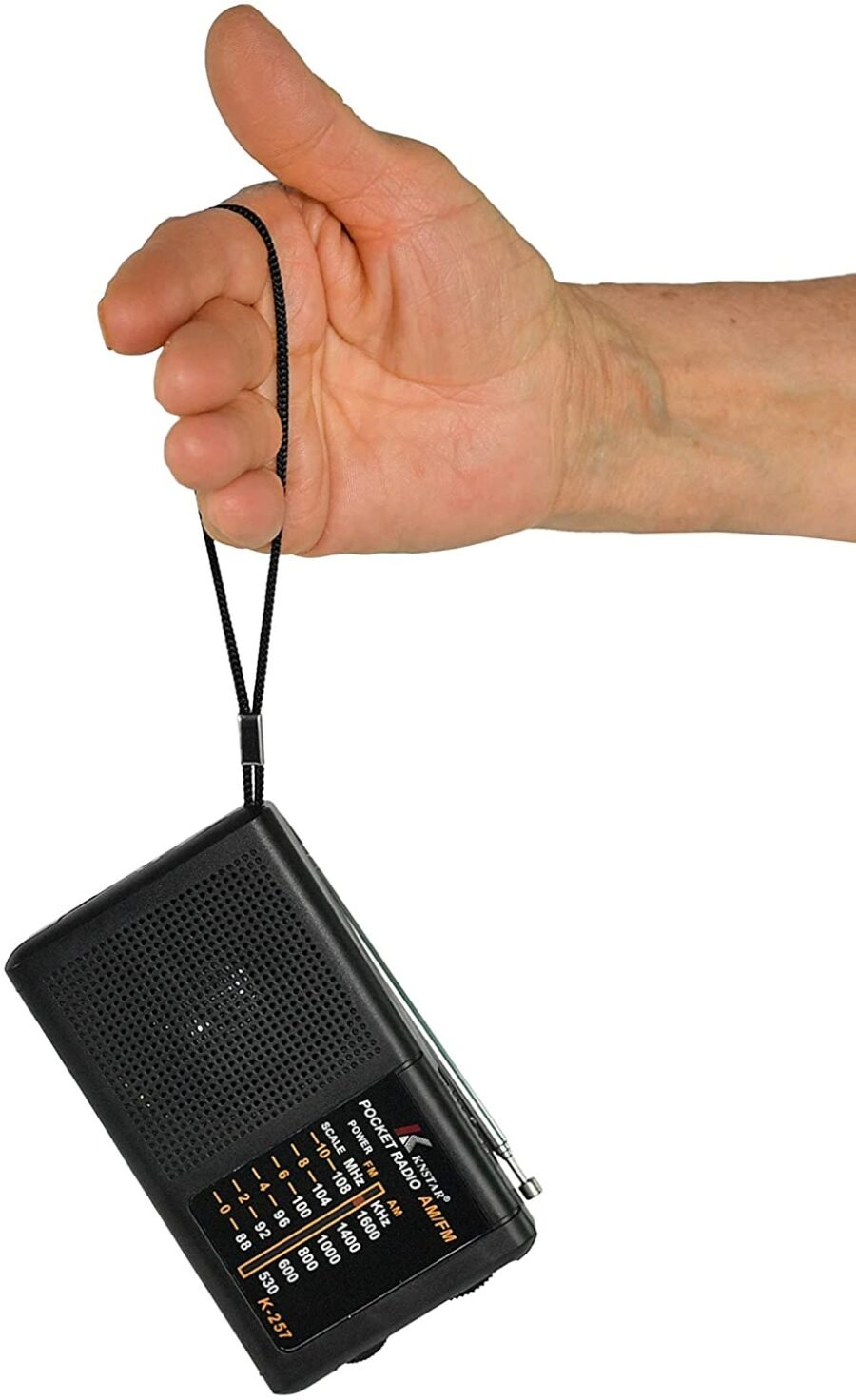 Radio AM / FM Portátil Knstar K-257 Con Spica ( 3.5mm )