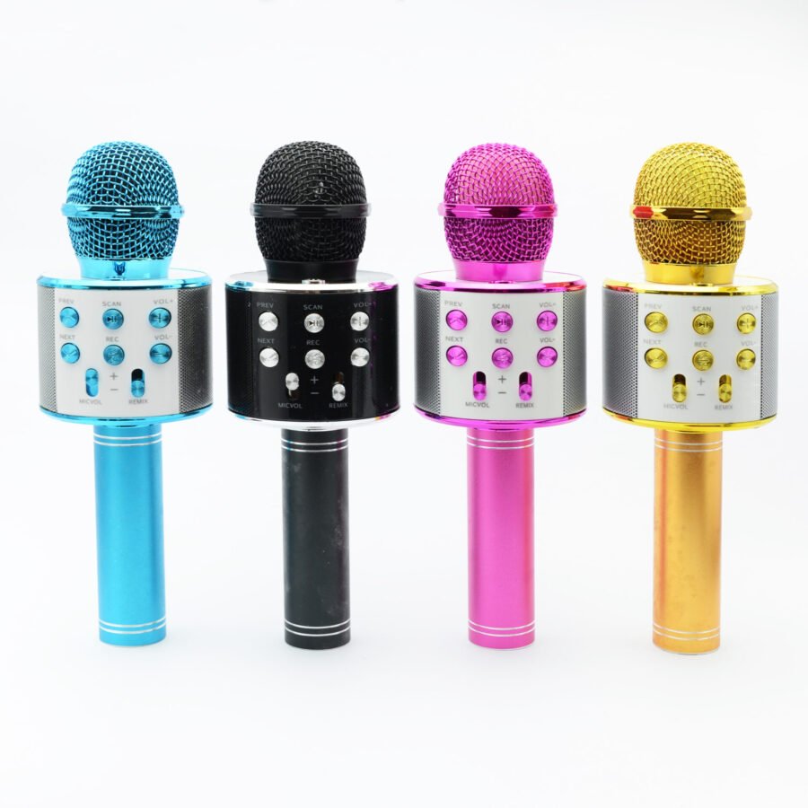 Micrófono Bluetooth Inalámbrico Karaoke Con Parlante WS-858