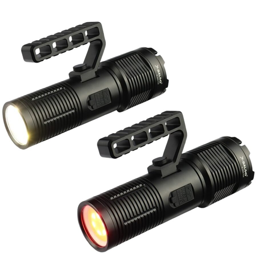 Linterna Led Recargable Con Pantalla Digital 3000LM Con Zoom