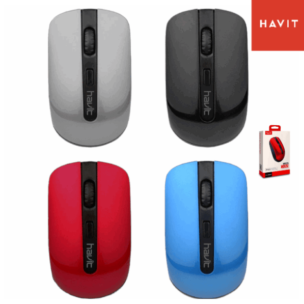 Mouse HAVIT MS989GT / Inalámbrico / 800 / 1200 / 1600 DPI