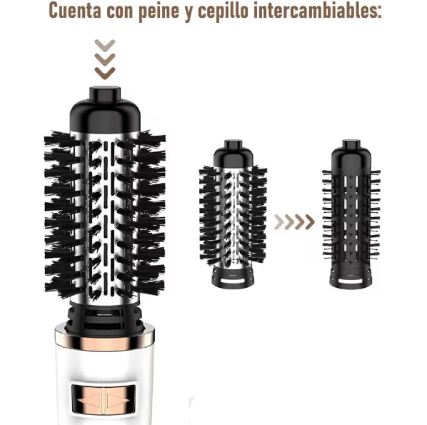 Cepillo Secador de Pelo Giratorio Kemei KM-8024 / 800w