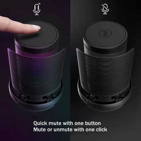 Micrófono Condensador PC / USB / RGB / ME6S