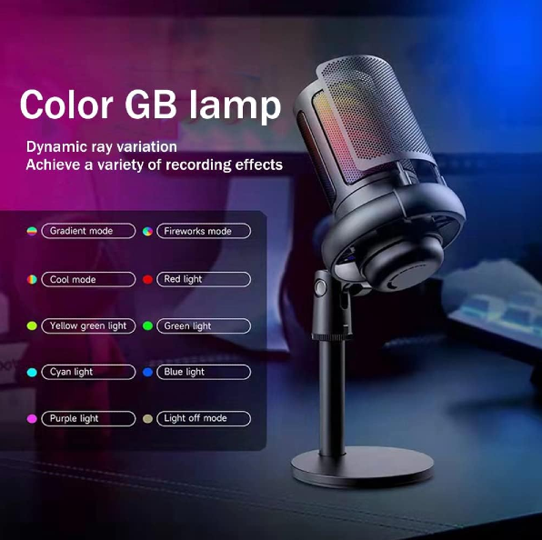 Micrófono Condensador PC / USB / RGB / ME6S
