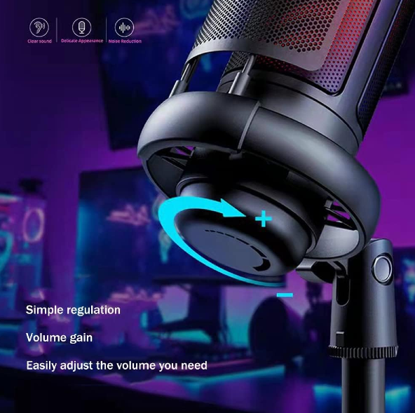 Micrófono Condensador PC / USB / RGB / ME6S