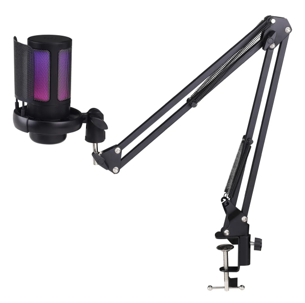Micrófono Condensador PC / USB / RGB / BRAZO / M6S PLUS