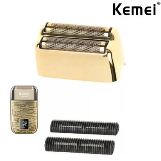 Repuesto Cabezal Y Cuchillas Para Rasuradora / Afeitadora Kemei KM-870