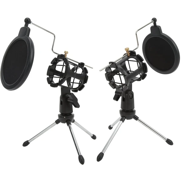 Trípode Con Soporte Para Micrófono Y Antipop