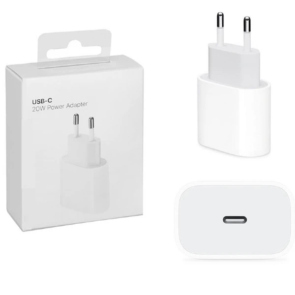 Cargador De Pared Para iPhone USB Tipo-C PD (20W)