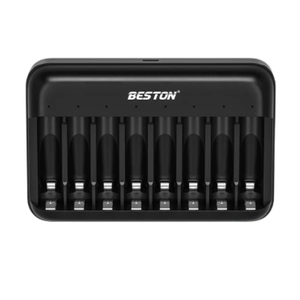 Cargador BESTON USB PARA 8 Pilas Lithium 1.5v / AA / AAA / M7034