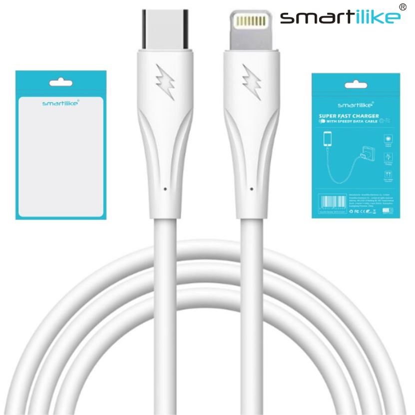 Cable PD 20W Tipo-C Para iPhone Lightning Smartilike 1MT MT-CB01