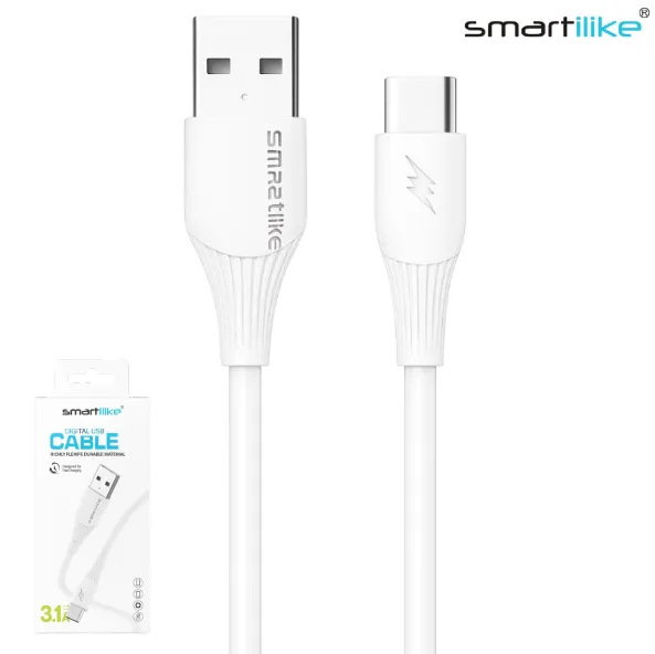 Cable USB A Tipo-C 3.1A 1MT / FAST CHARGE QC 3.0 / Smartilike MT-CB02