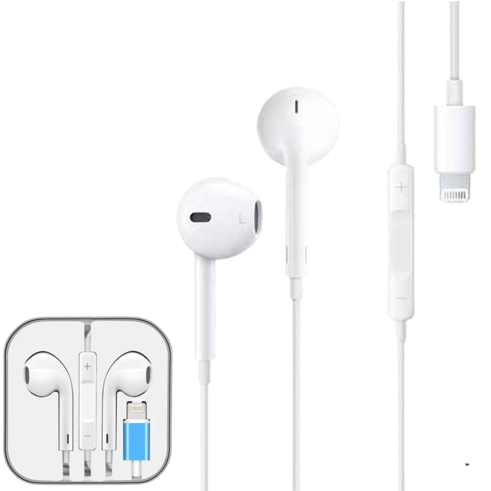 Auriculares Con Manos Libres Para iPhone Lightning Conexión Automática – SIN BLUETOOTH