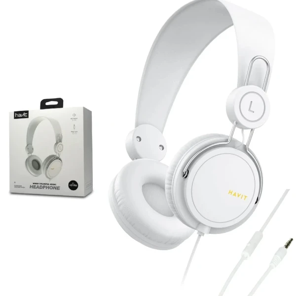 Auriculares Cableado 3.5MM DJ / Vincha Con Micrófono / HAVIT