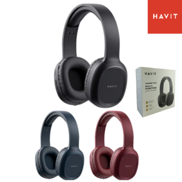 Auriculares Bluetooth HAVIT H2590BT PRO / Radio FM / AUX 3.5mm / MicroSD