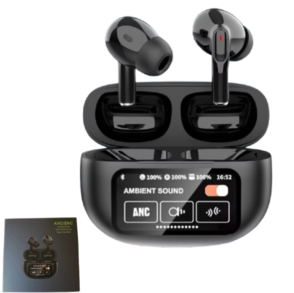 Auriculares Manos Libres Bluetooth 5.4 / Pantalla / ANC / ENC / A9 Plus