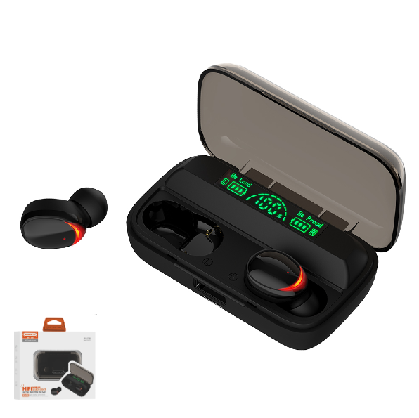 Auriculares Manos Libres Bluetooth 5.4 / SOMOSTEL SMS-J25 / Power Bank 1200MAH / Pantalla Digital