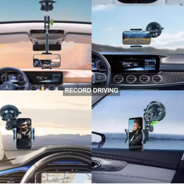 Soporte De Auto Para Celular Rotación De 360º Metal