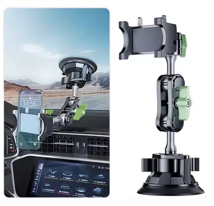 Soporte De Auto Para Celular Rotación De 360º Metal