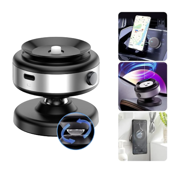 Soporte De Auto Para Celular Magnético / Con Succión Eléctrica