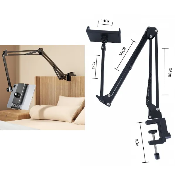 Soporte Brazo Con Morsa Para Celular / Tablet / 95cm