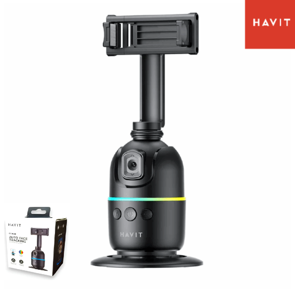 Soporte Para Teléfono / HAVIT ST7609 / Con Cámara Seguimiento Facial Automático / Inalámbrico / Recargable
