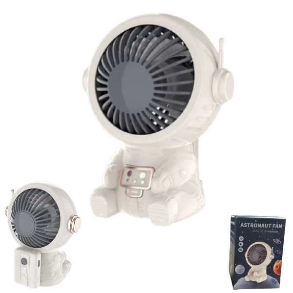 Ventilador Portátil Recargable USB / ASTRONAUTA