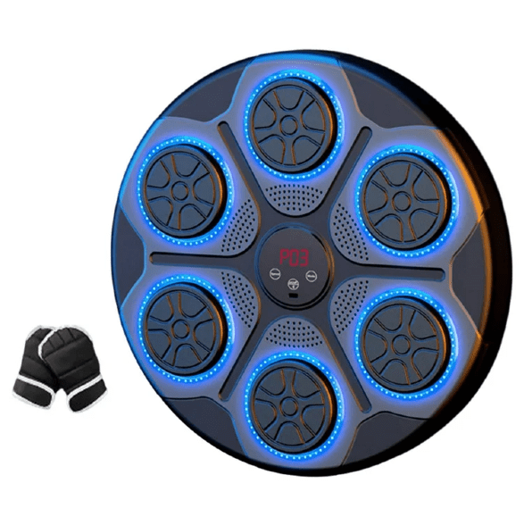 Maquina De Boxeo / Bluetooth / Música / Luces Led / 6 Paneles