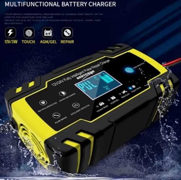 Cargador De Batería FOXSUR / 12V-8A / 24V-4A