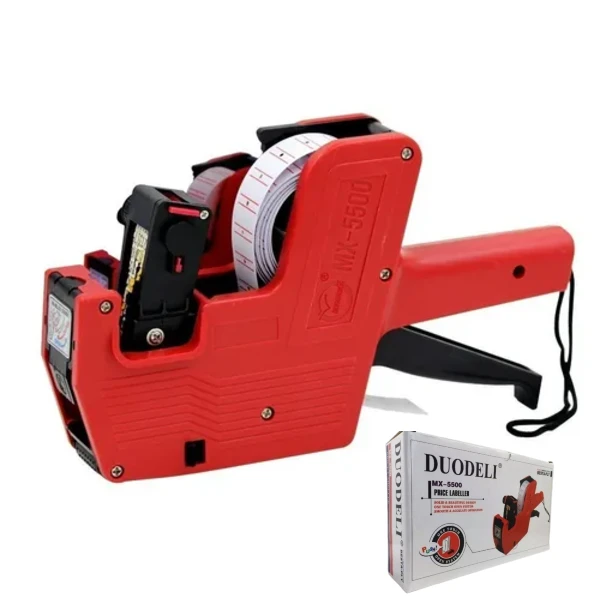 Maquina Etiquetadora Roja Para Poner Precios / DUODELI MX-5500