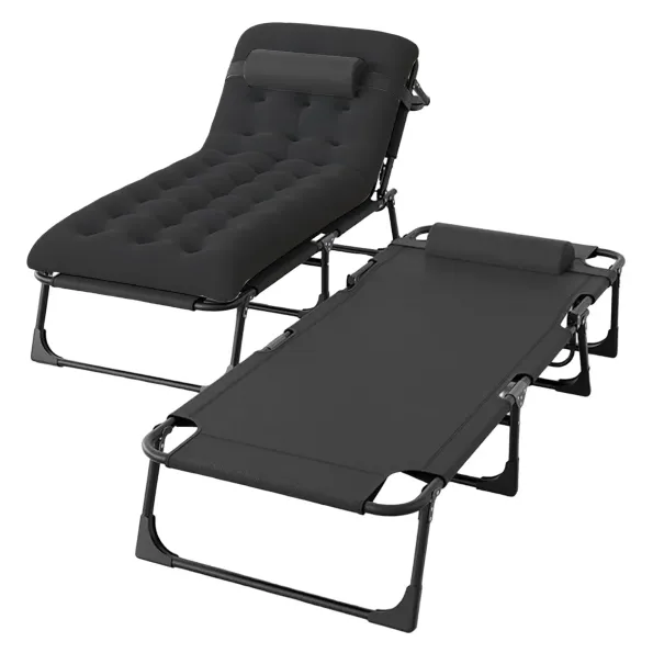 Catre Plegable Con Colchón Y Almohada