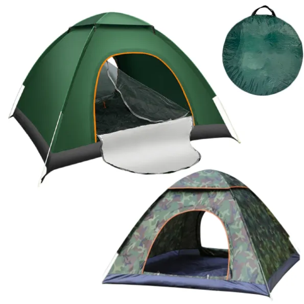 Carpa Igloo 4 Personas Doble Puerta / Camping / Impermeable / Armado Automático
