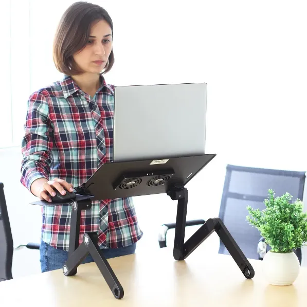 Mesa Plegable Y Ajustable Multifuncional Para Notebook / Laptop