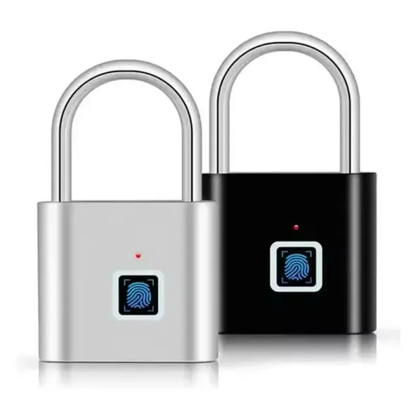 Candado De Seguridad Con Huellas Dactilares Recargable Impermeable