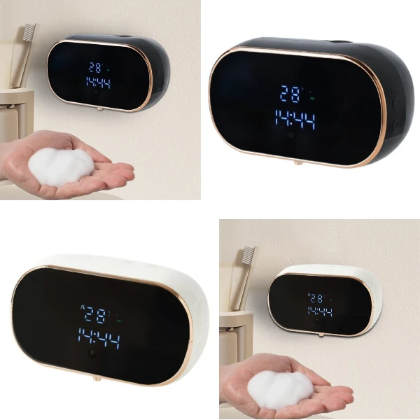 Dispensador Automático De Jabón Con Temperatura Y Hora