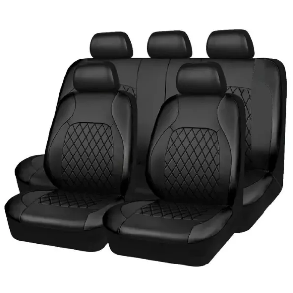 Set Cubre Asientos Auto Universal Eco Cuero