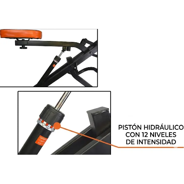 Maquina Ejercitadora Tonifica Cuerpo Completo / Con Pantalla / Con Pistón Hidráulico De Diferentes Intensidades / Plegable