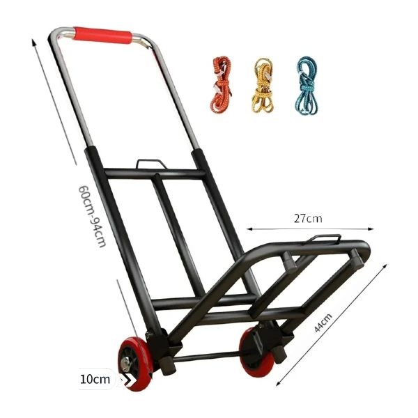 Carro De Carga Hasta 70KG Con Cuerdas