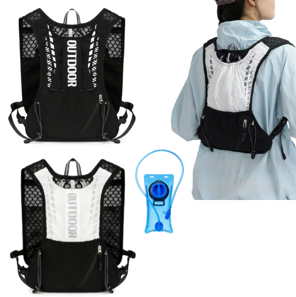 Chaleco Deportivo De Hidratación Con Bolsa 1.5lt
