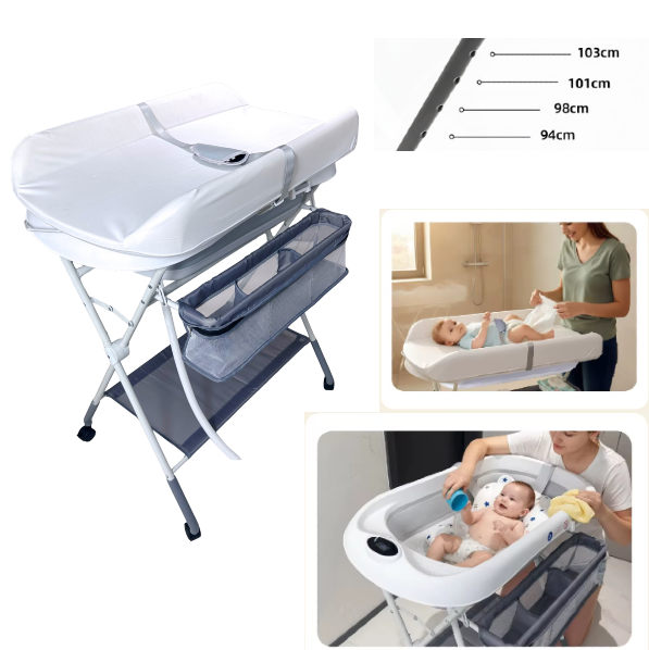 Bañito Con Cambiador Para Bebe / Con Termómetro