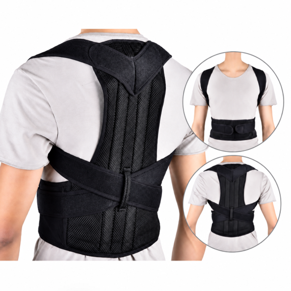 Corrector Postural Faja Lumbar Para Espalda Ajustable
