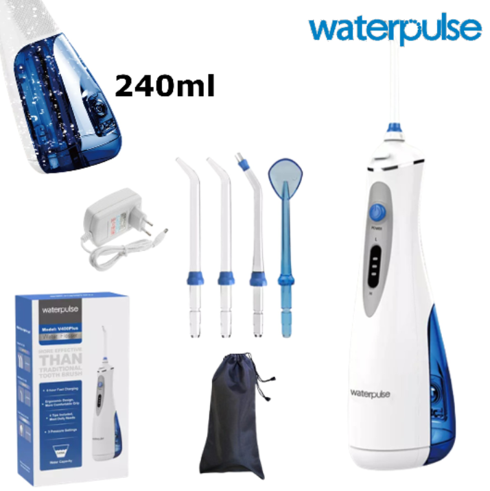 Irrigador Bucal Portátil WaterPulse V400Plus / 240ml