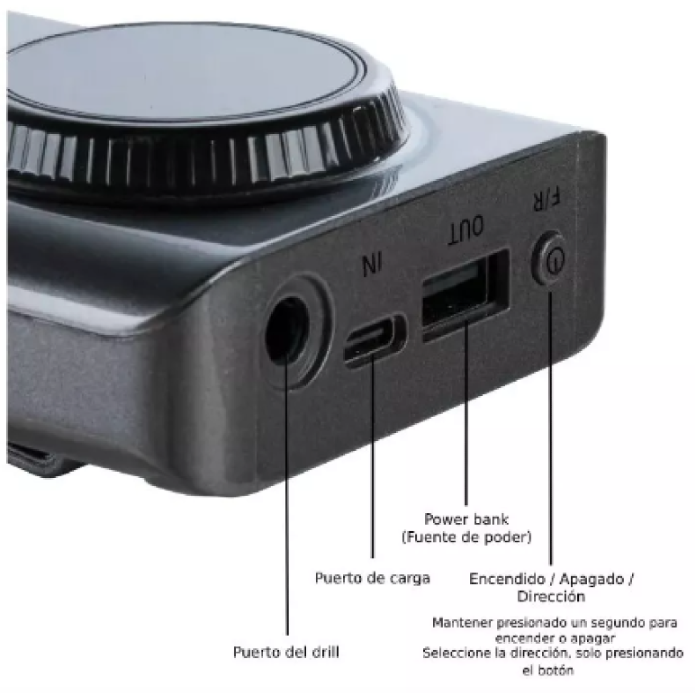 Torno Para Uñas Inalámbrico Portátil 35000 RPM MAX / 2600 mah