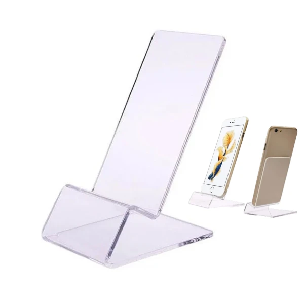 Soporte Exhibidor Vidriera Universal / Celular / EXTRA GRUESO 4mm De Grosor