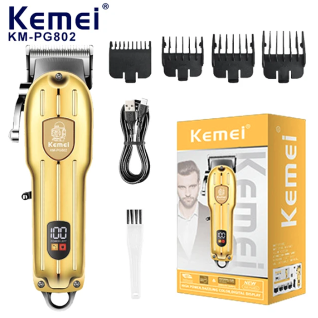 Maquina De Cortar Pelo / Barba Profesional Kemei KM-PG802 / 6500 RPM MAX / 5W