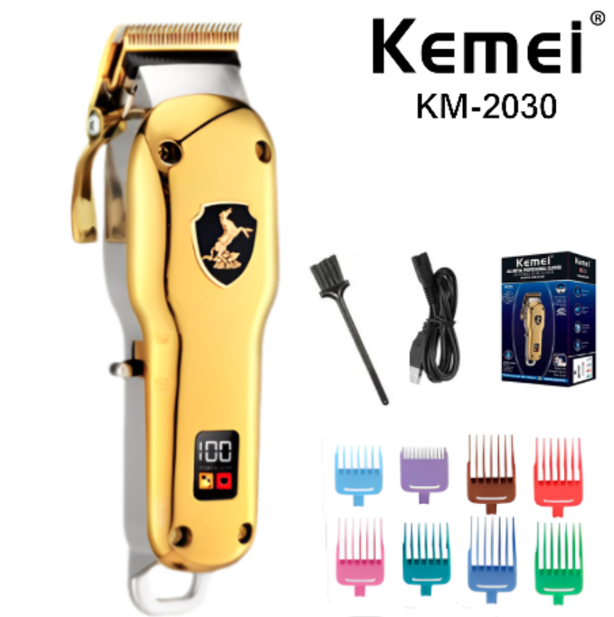 Maquina De Cortar Pelo / Barba Profesional Kemei KM-2030 / 5W