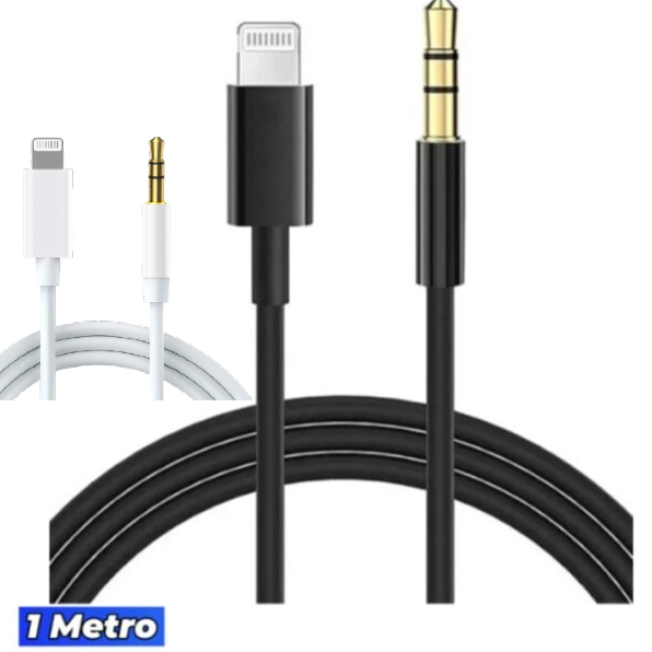 Cable Auxiliar 3.5mm Para iPhone Lightning 1MT