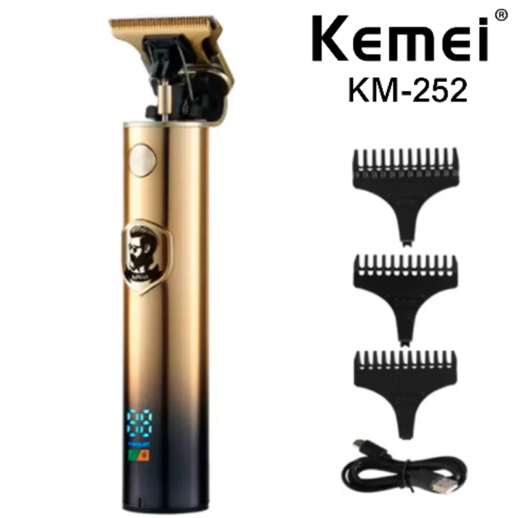 Patillera Maquina De Cortar Pelo / Barba Profesional Kemei KM-252 / 5W