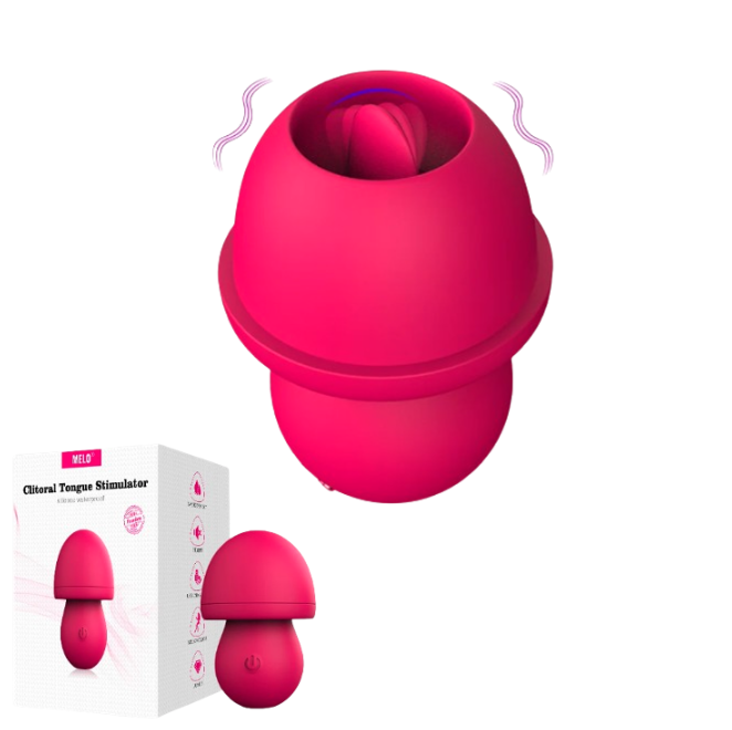 Hongo Vibrador / Succionador Y Estimulador De Clítoris / Con Bolsito / Recargable