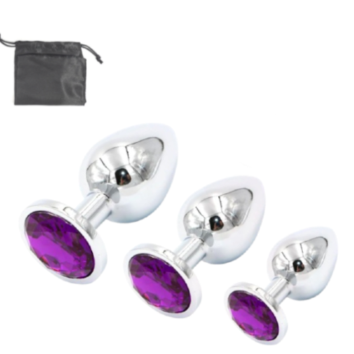 Set 3 Plug Anal / Con Bolsito