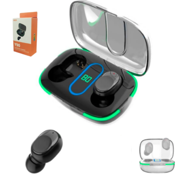 Auriculares Bluetooth Con Pantalla Digital Y90